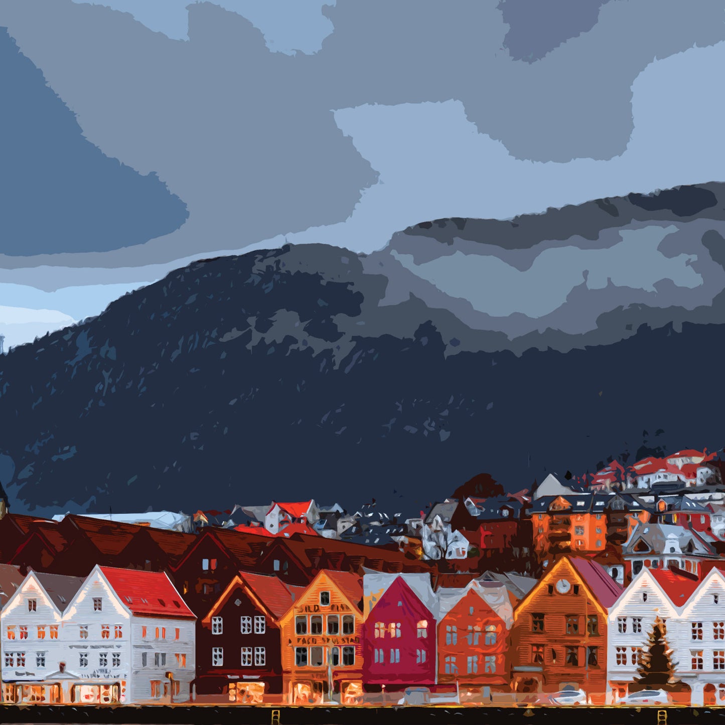 Bergen, Norway Print