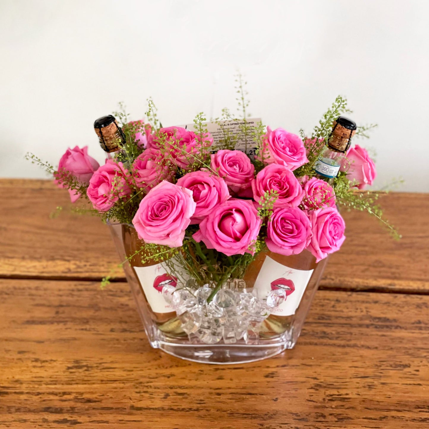 Pink Roses and Rosé Prosecco