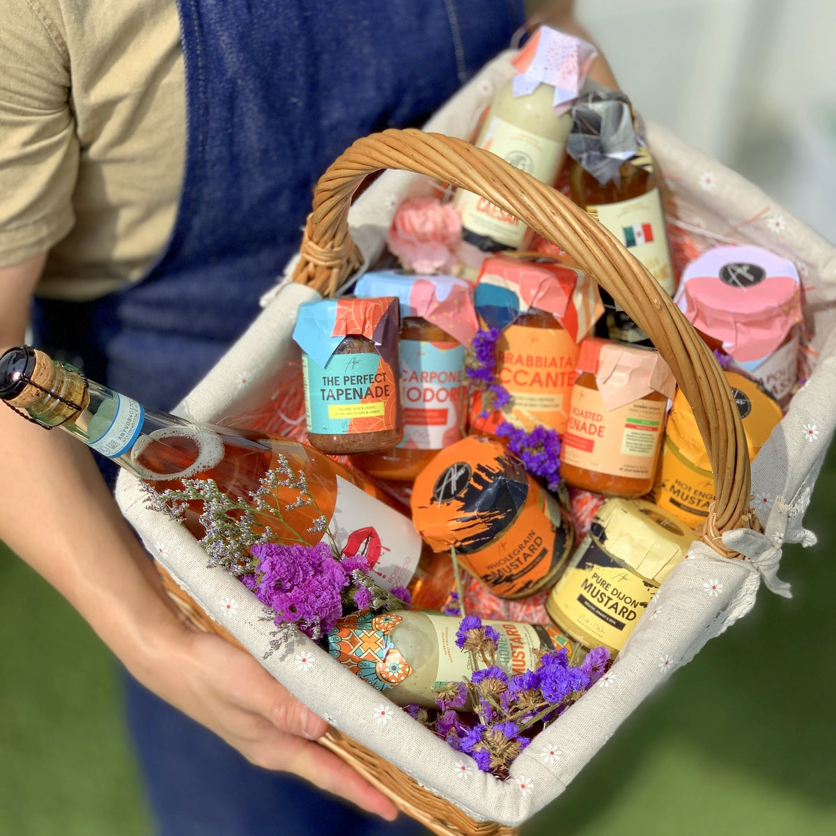 The Atlas Handcrafted Gourmet Picnic Gift Basket