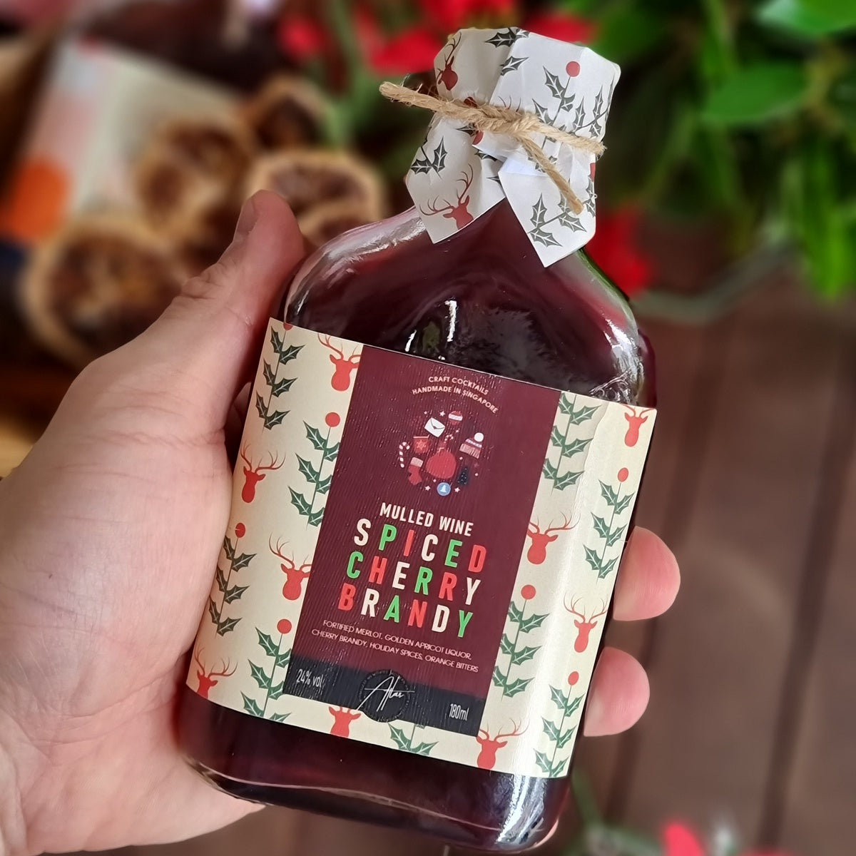 Mulled Wine Spiced Cherry Brandy