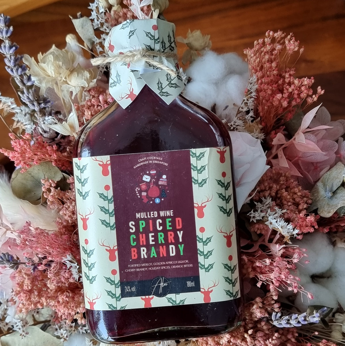 Wine Brandy – Cherry Mulled Handcrafted Spiced Atlas