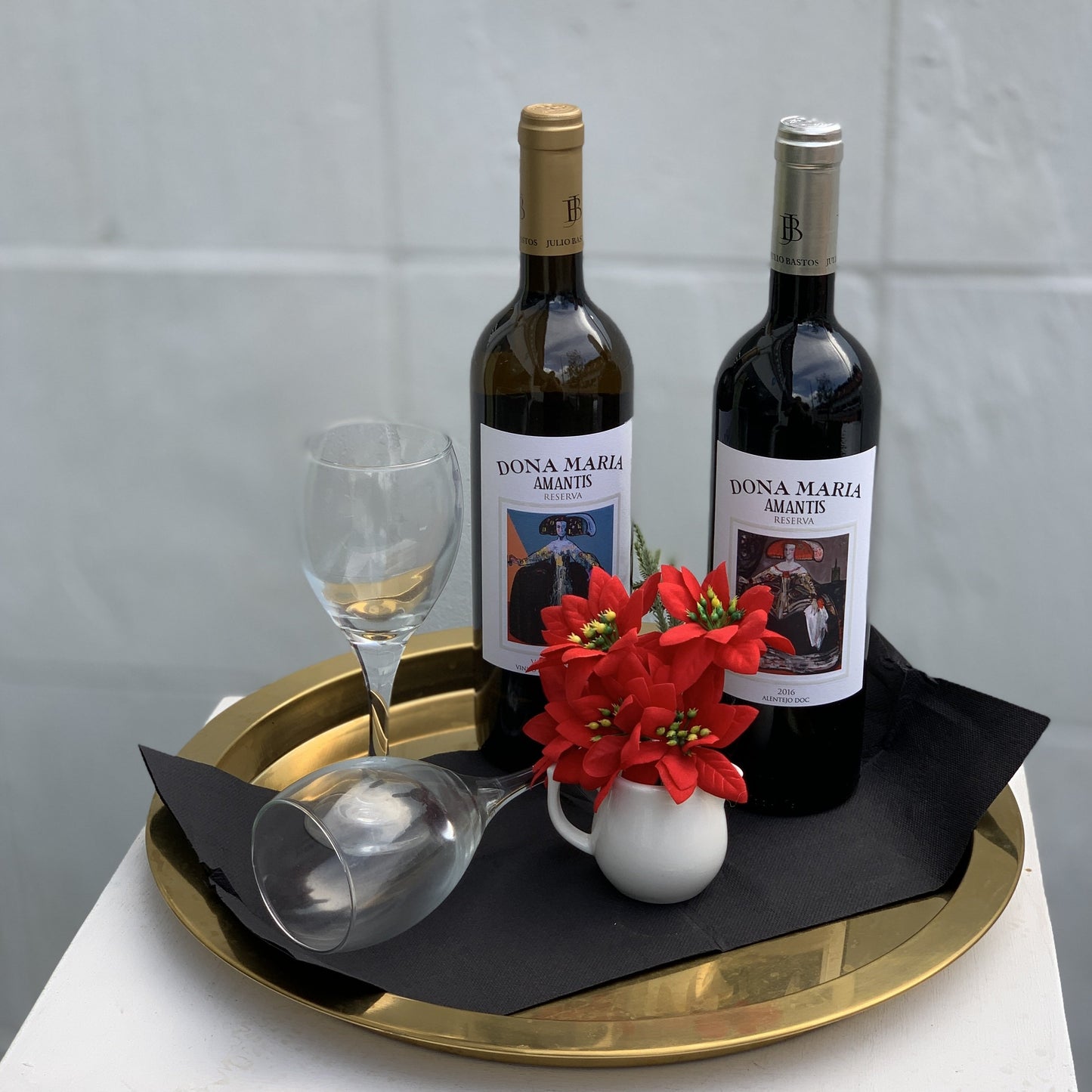 2 Bottles Portuguese Wine Gift Platter