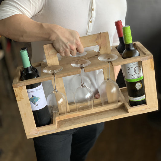 4 Bottles Wine Gift Caddy