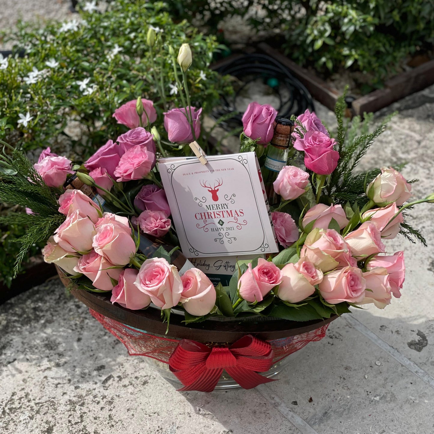 Mega Pink Roses and Rosé Prosecco