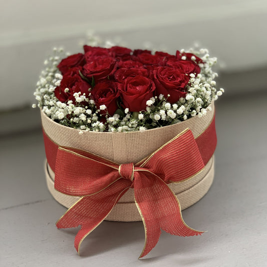 Anastasia Floral Round Box