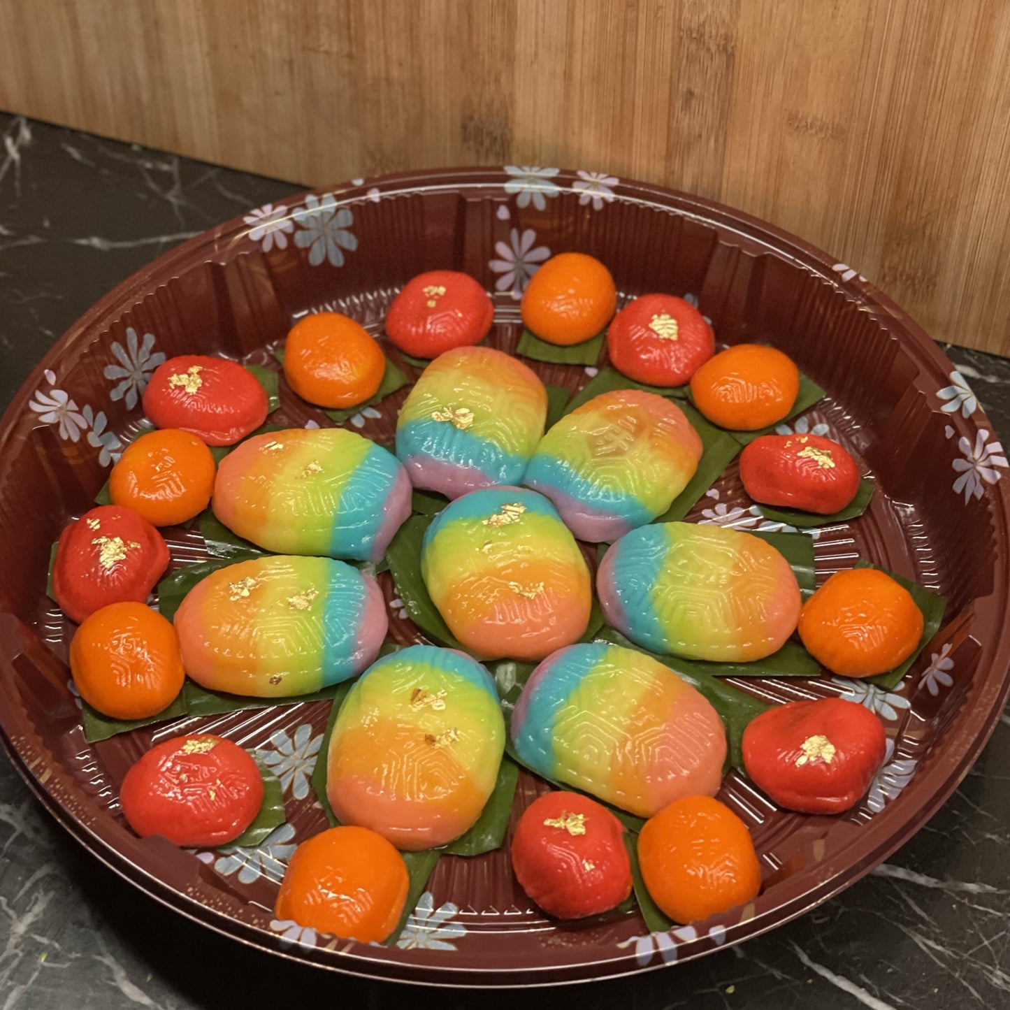 8 Rainbow Ang Ku Kueh Platter