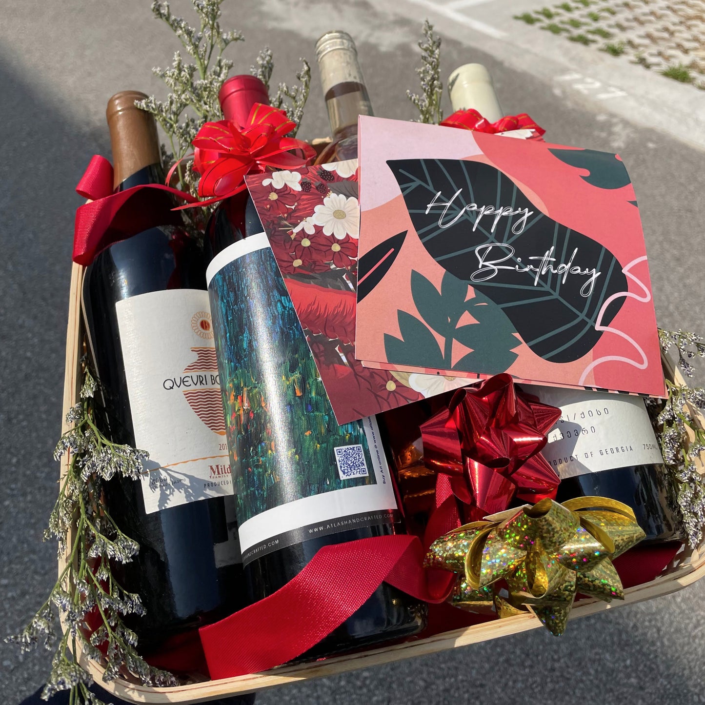 Assorted Wines Gift Basket