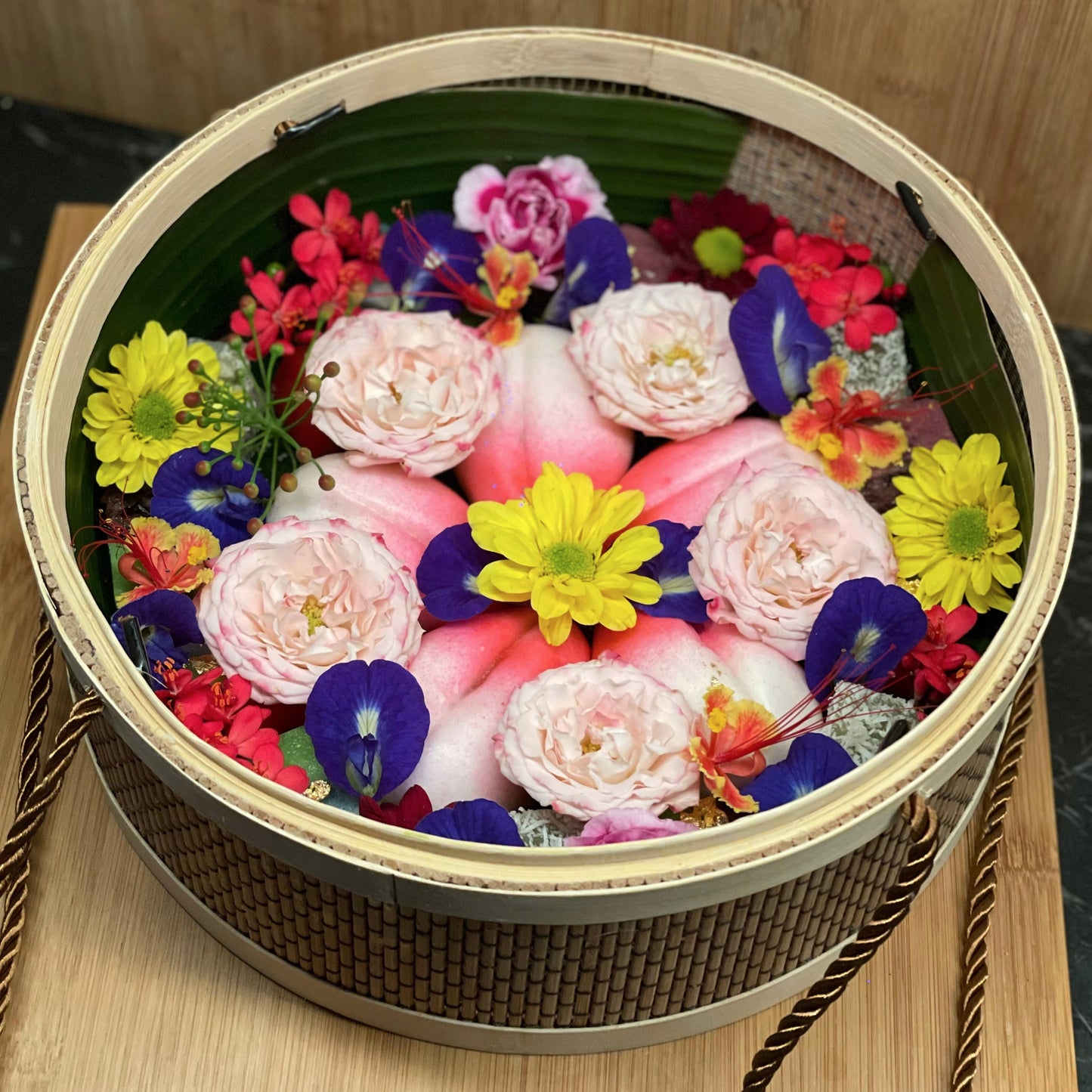 ShouTao Bao Nyonya Kueh Wicker Basket