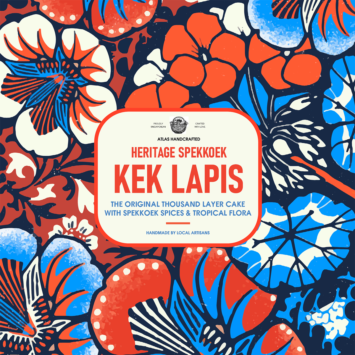 Spekkoek Kek Lapis - Indonesian Thousand Layer Cake