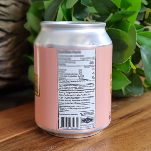 Peachy Oolong Fizz (12, 18, 24 cans)