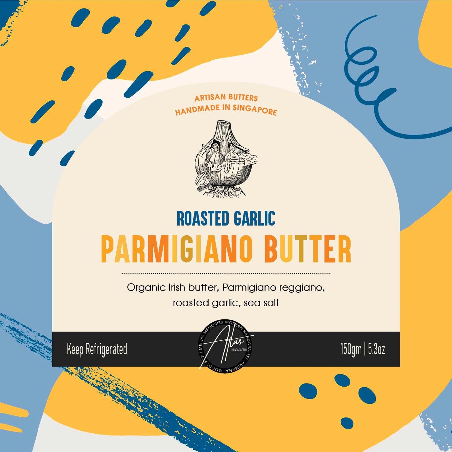 Roasted Garlic Parmigiano Butter