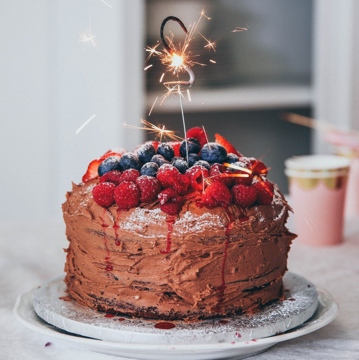 Signature Birthday Cake - Chocolate & Fresh Berries