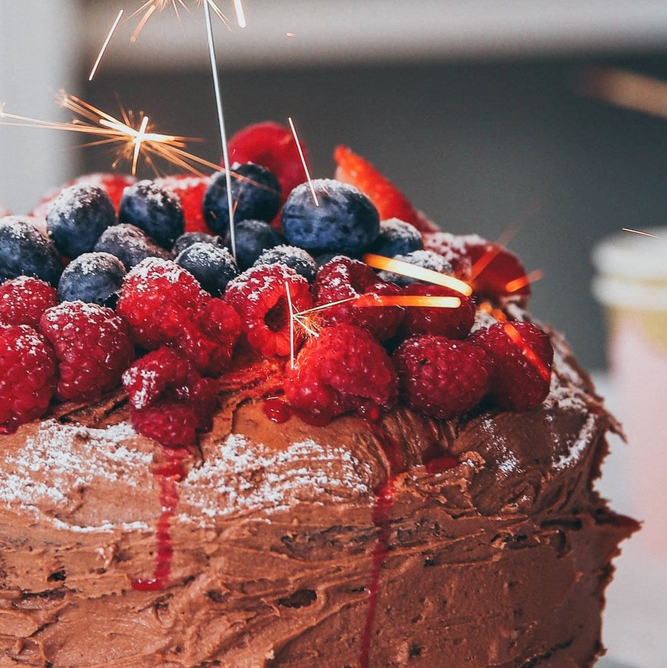 Signature Birthday Cake - Chocolate & Fresh Berries