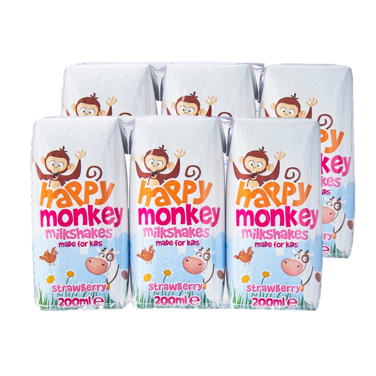 Happy Monkey Strawberry Milkshakes