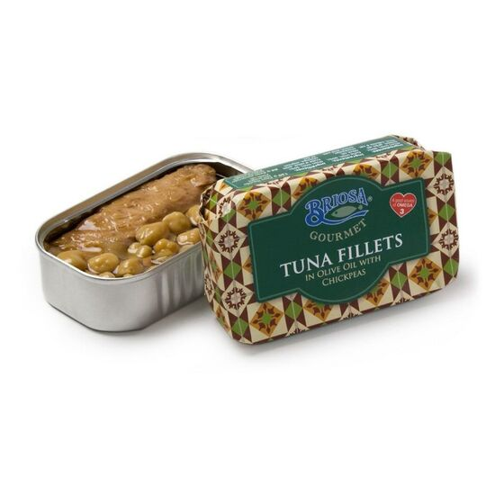 Briosa Gourmet Tuna Fillets in Olive Oil and Chickpeas