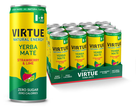 Virtue Yerba Mate Strawberry & Lime