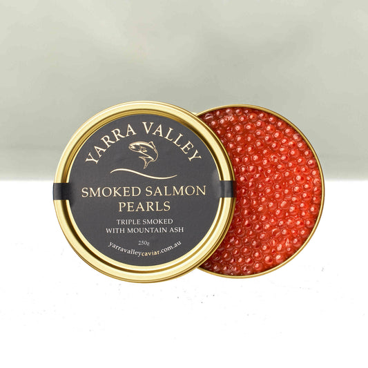 Yarra Valley Caviar Smoked Salmon Pearls (250gm)