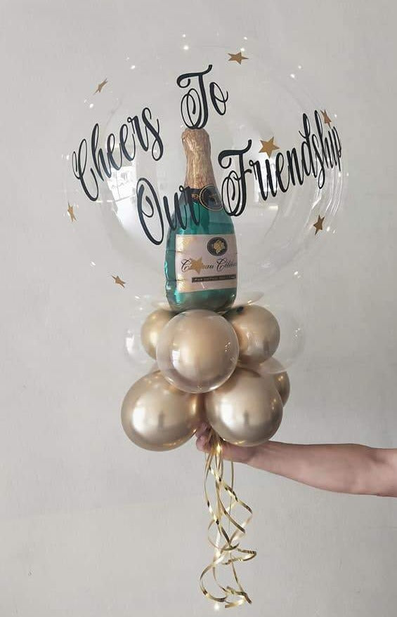 Champagne Friendship Balloon